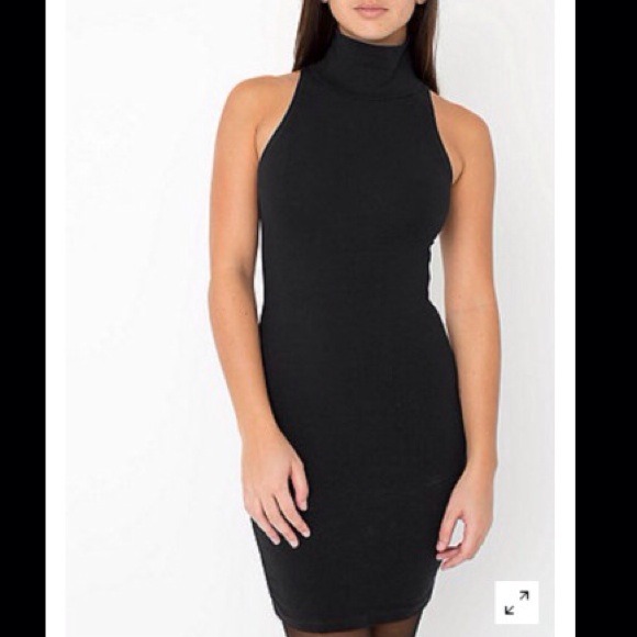 American Apparel Spandex Turtleneck Dress