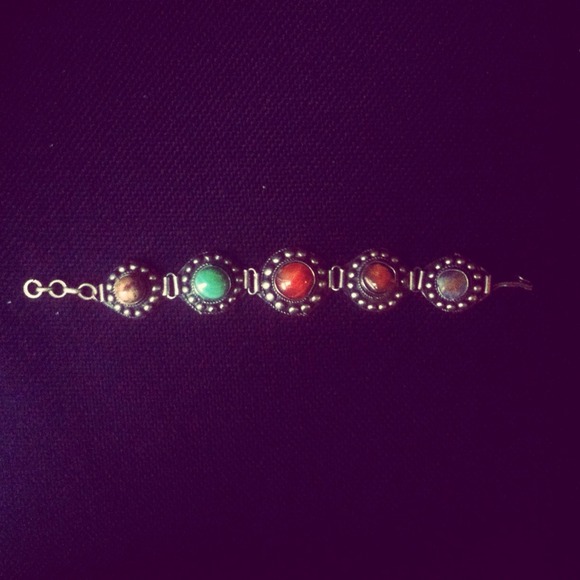 🌿925 silver & gemstones bracelet