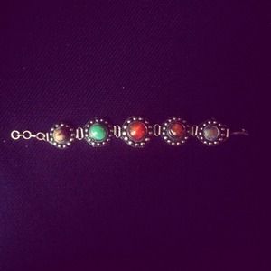 🌿925 silver & gemstones bracelet