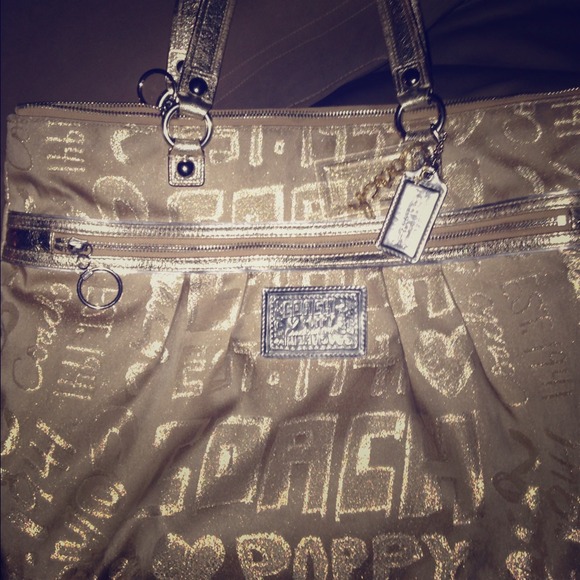 Gold Coach Poppy bag