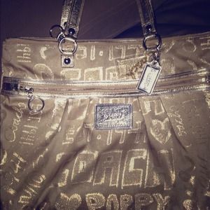 Gold Coach Poppy bag