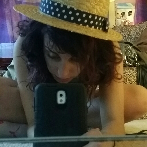 Straw bow hat - Picture 3 of 4