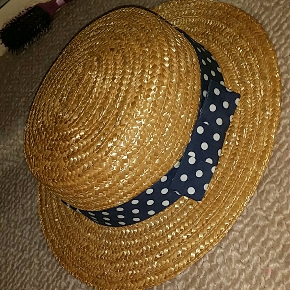 Straw bow hat - Picture 4 of 4