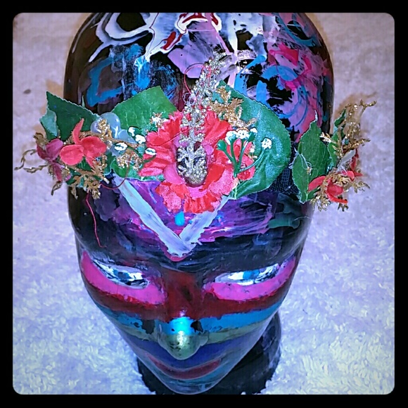 Christmas flower crown
