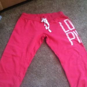 Victoria's Secret PINK crop sweatpants