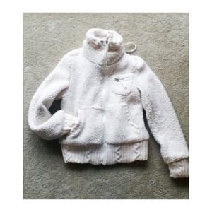 White soft Sherpa jacket