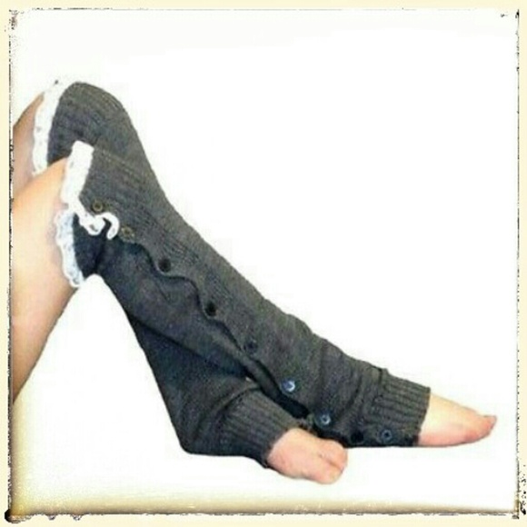 Accessories - Grey leg warmers