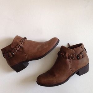 Brown booties