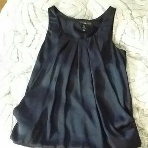 H & M Navy blue blouse