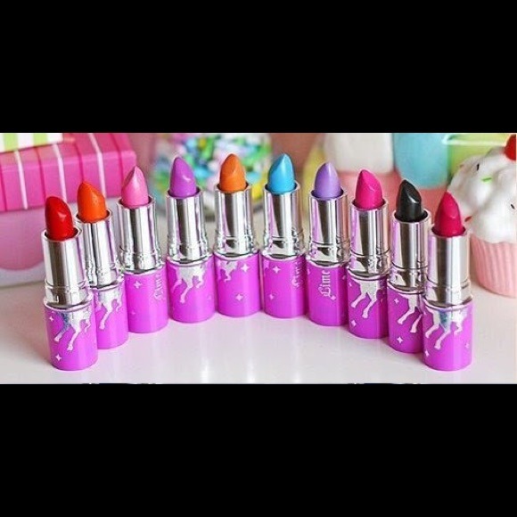 Two lime crime lipsticks Babette and geranium