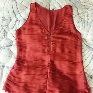 Banana Republic red wine blouse
