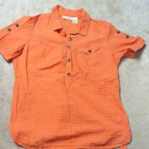 DKNY cute orange top