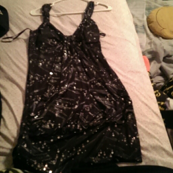 Black sparkly dress
