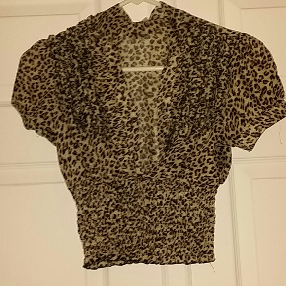 Cheetah print top