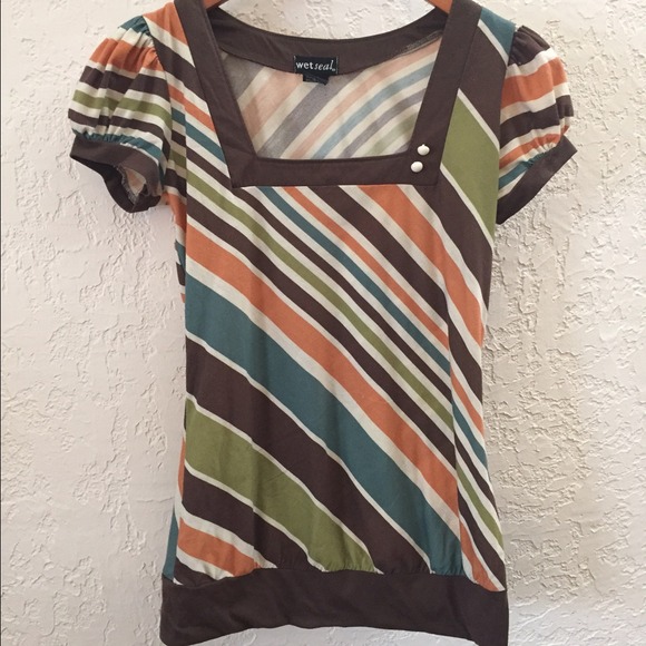 Striped colors top - Picture 1 of 3