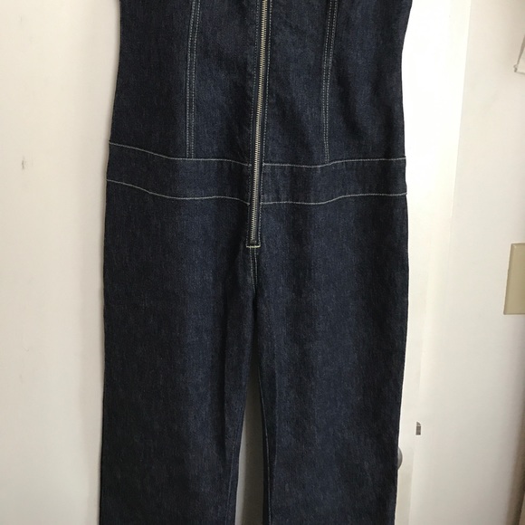 NOT FOR SALE
Jennifer Lopez one piece dark denim jpsuit XL - Picture 5 of 8