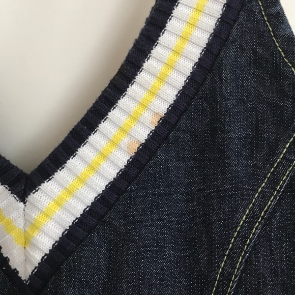 NOT FOR SALE
Jennifer Lopez one piece dark denim jpsuit XL - Picture 7 of 8