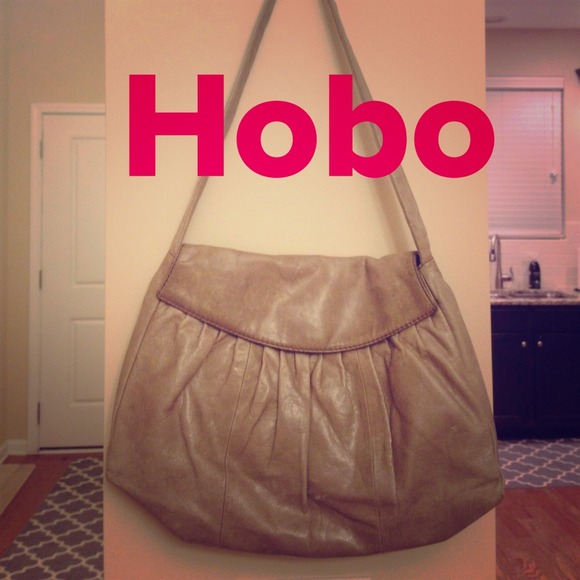 Natural HOBO leather handbag