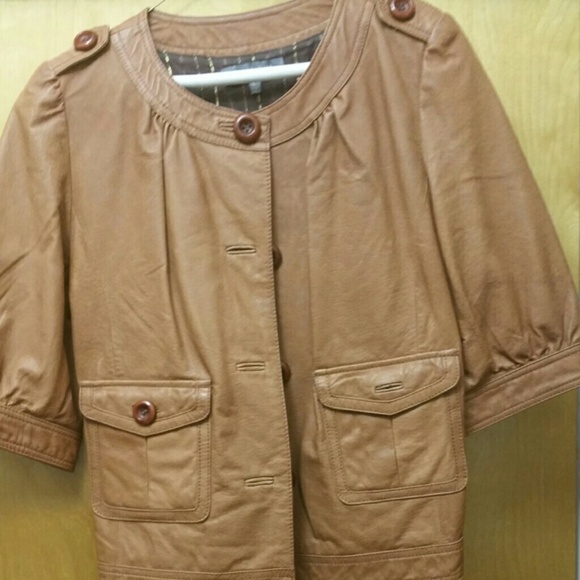 Faux leather jacket MM couture