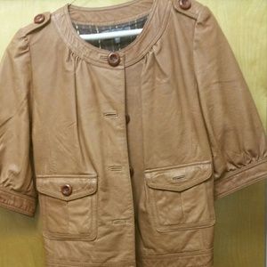 Faux leather jacket MM couture