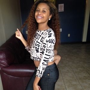 Pink & Black Letter Crop Top