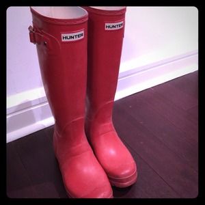 Hunter rain boots - Red