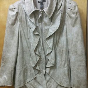 INC jacket with faux snakeskin detail  plussize 3x