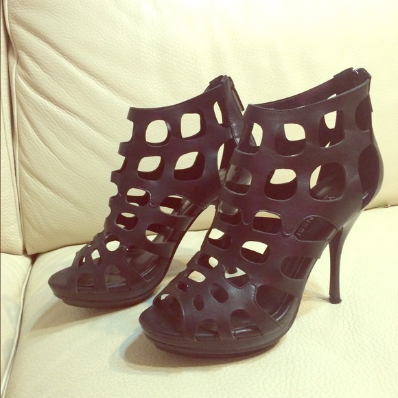 Vallenssia peep through booties. Very sexy