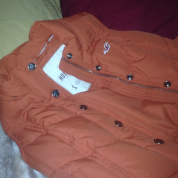 Orange Winter Vest