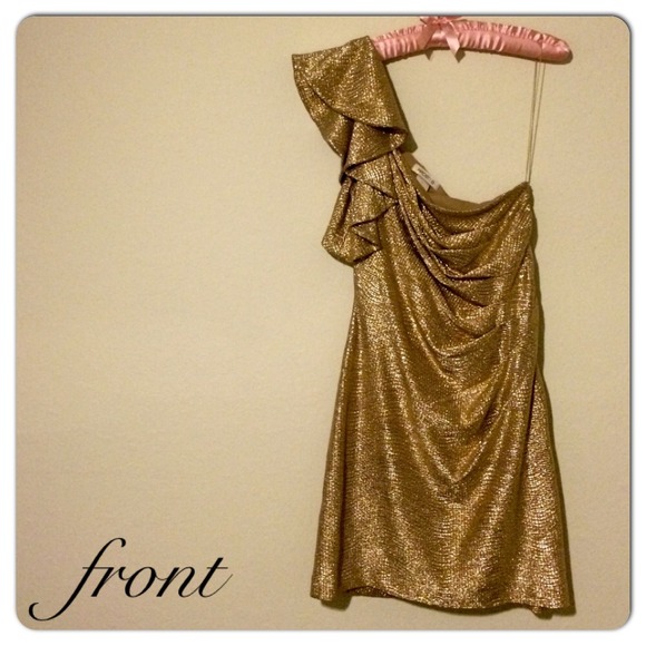 arden b gold sequin dress Arden B. - Gold Sequins Dress