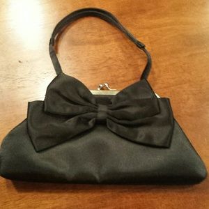 Black Satin Bag