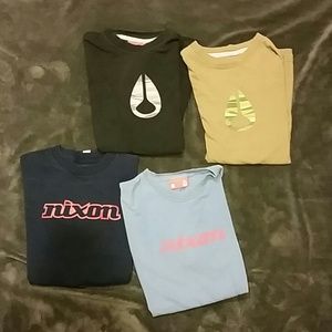 Lot of mens Nixon t shirts