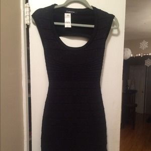 Black bandage dress