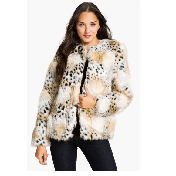 Betsey Johnson Faux Fur Coat