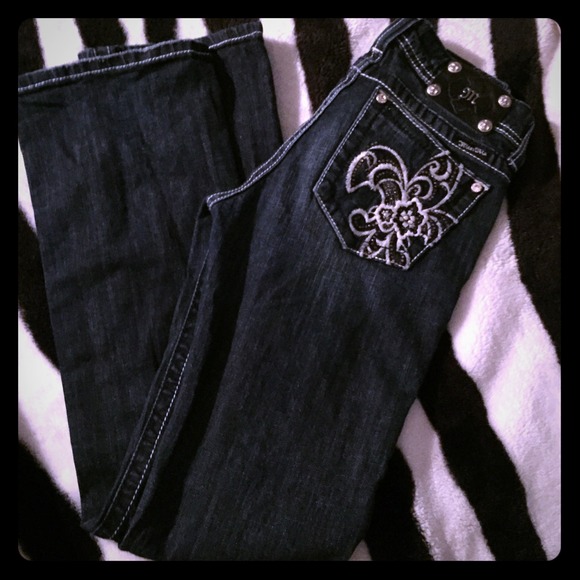 Miss me boot cut jeans.