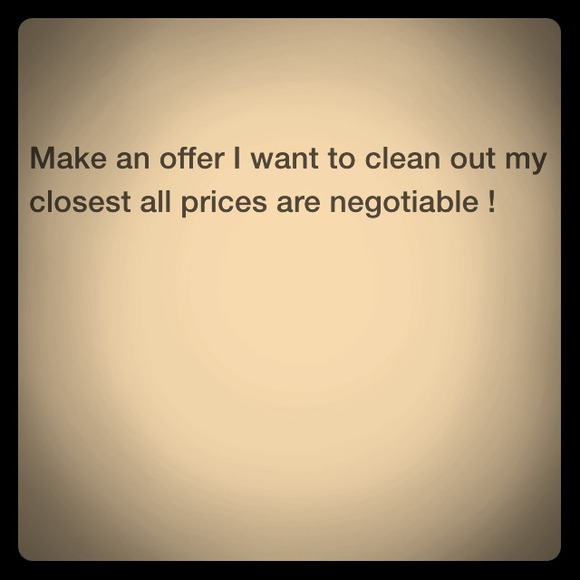 Everything in my closet !