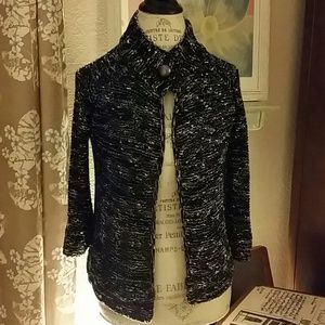 Beautiful BCBG single button sweater