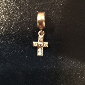 Pandora charm - Cross CZ sterling