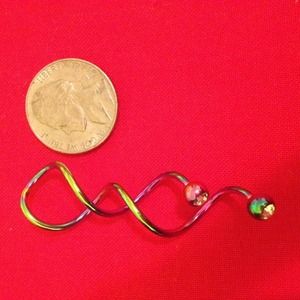 Metallic Belly Button Ring