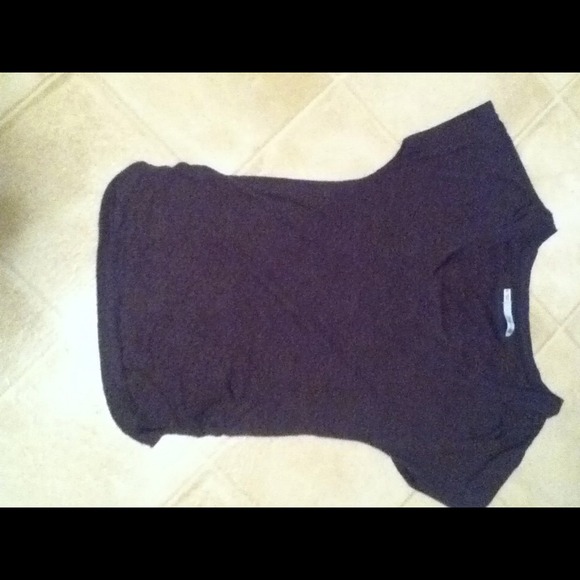 size small swoop neck see through shirt.