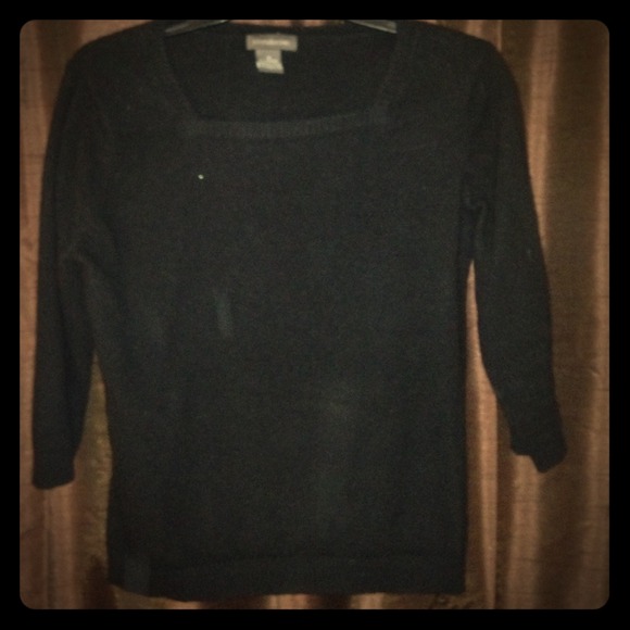 100% CASHMERE black sweater