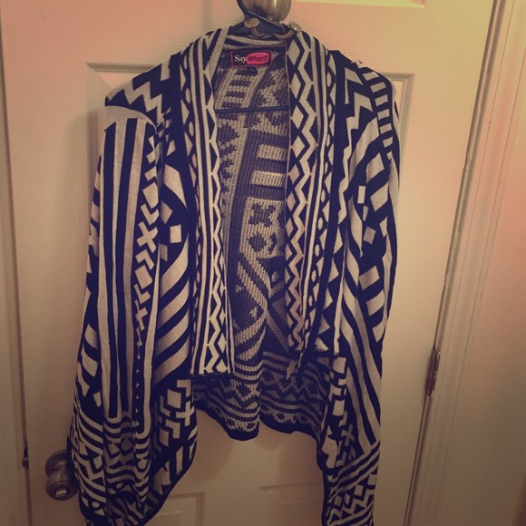 Tribal print sweater