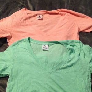 Two short sleeve shirts