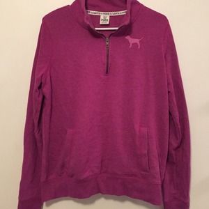Purple Victoria's Secret half-zip