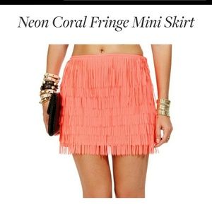 💞💖HOST PICK💖💞 Fun fringe mini skirt
