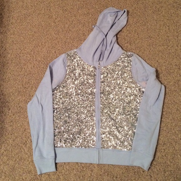 VS PINK full zip hoodie size large