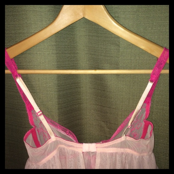 ❌SOLD❌ Sheer Pink Nighty - Picture 3 of 4