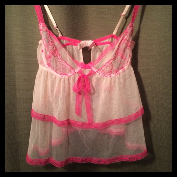 ❌SOLD❌ Sheer Pink Nighty - Picture 4 of 4