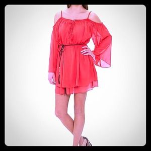 Double Zero Cold Shoulder Dress