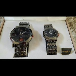 CR Charles Raymond  his and hers watches